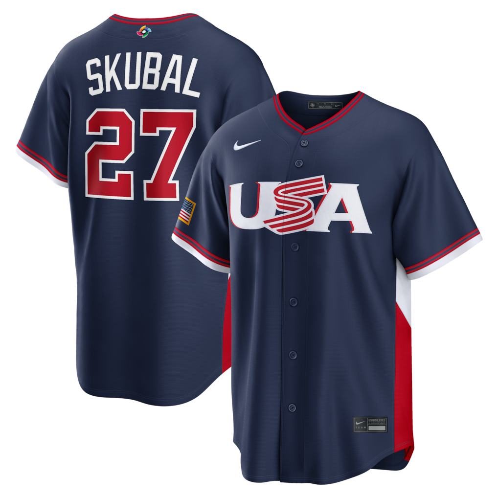 Men‘s 2026 WBC USA Stadium Baseball Jersey – All Stitched