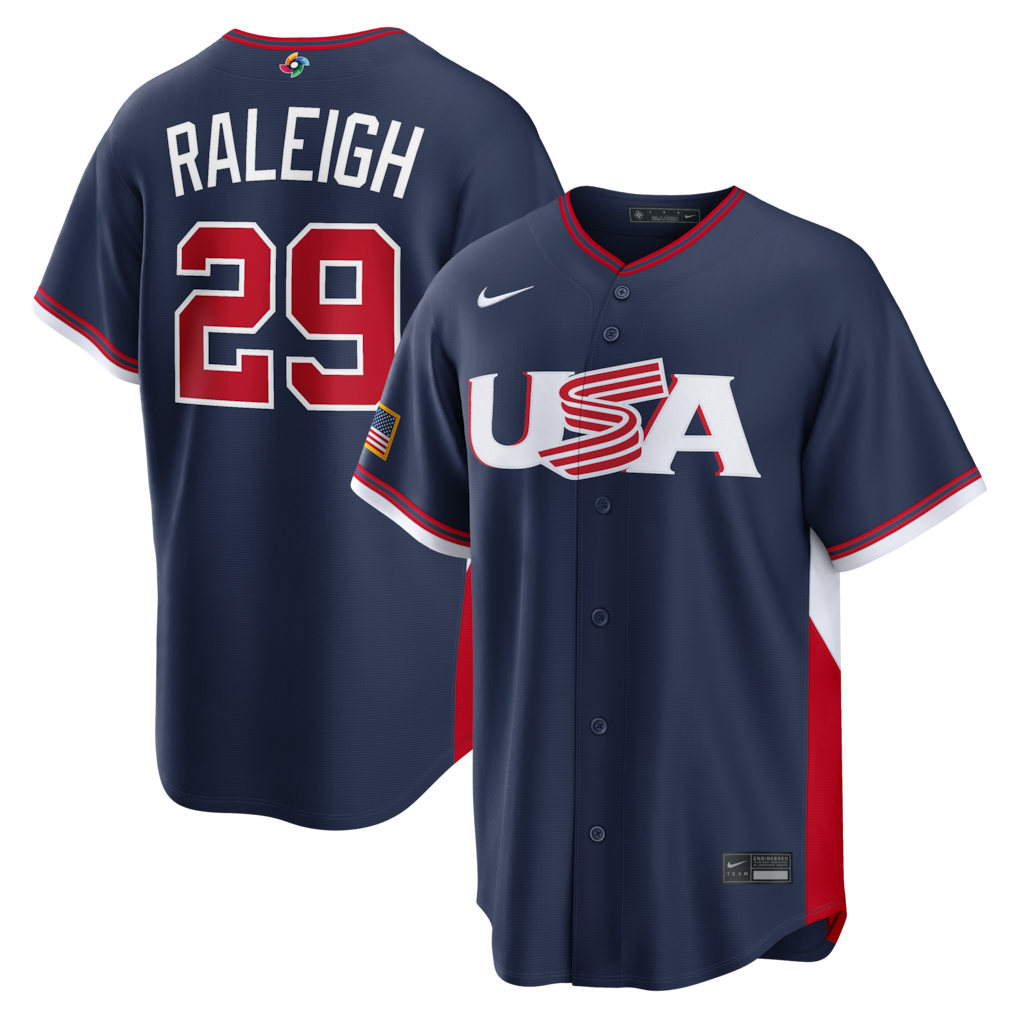 Men‘s 2026 WBC USA Stadium Baseball Jersey – All Stitched