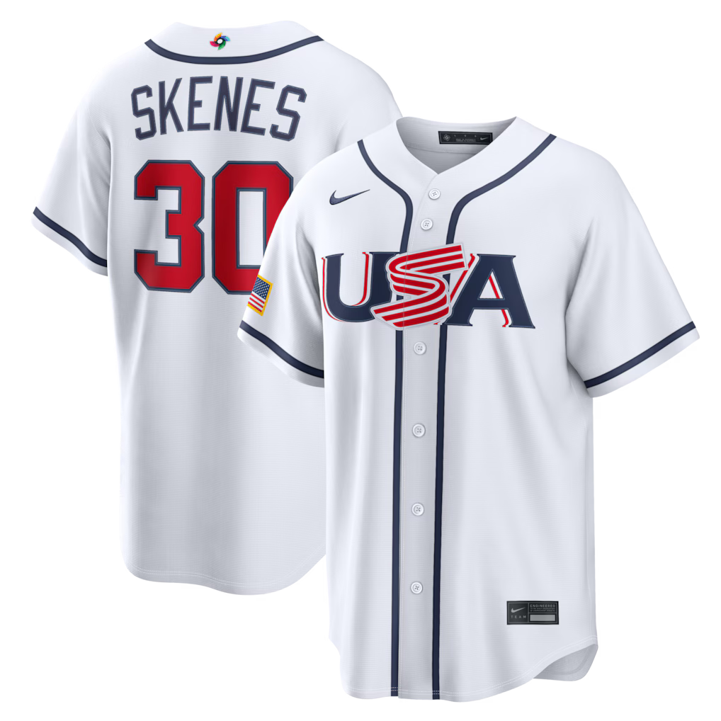 Men‘s 2026 WBC USA Stadium Baseball Jersey – All Stitched
