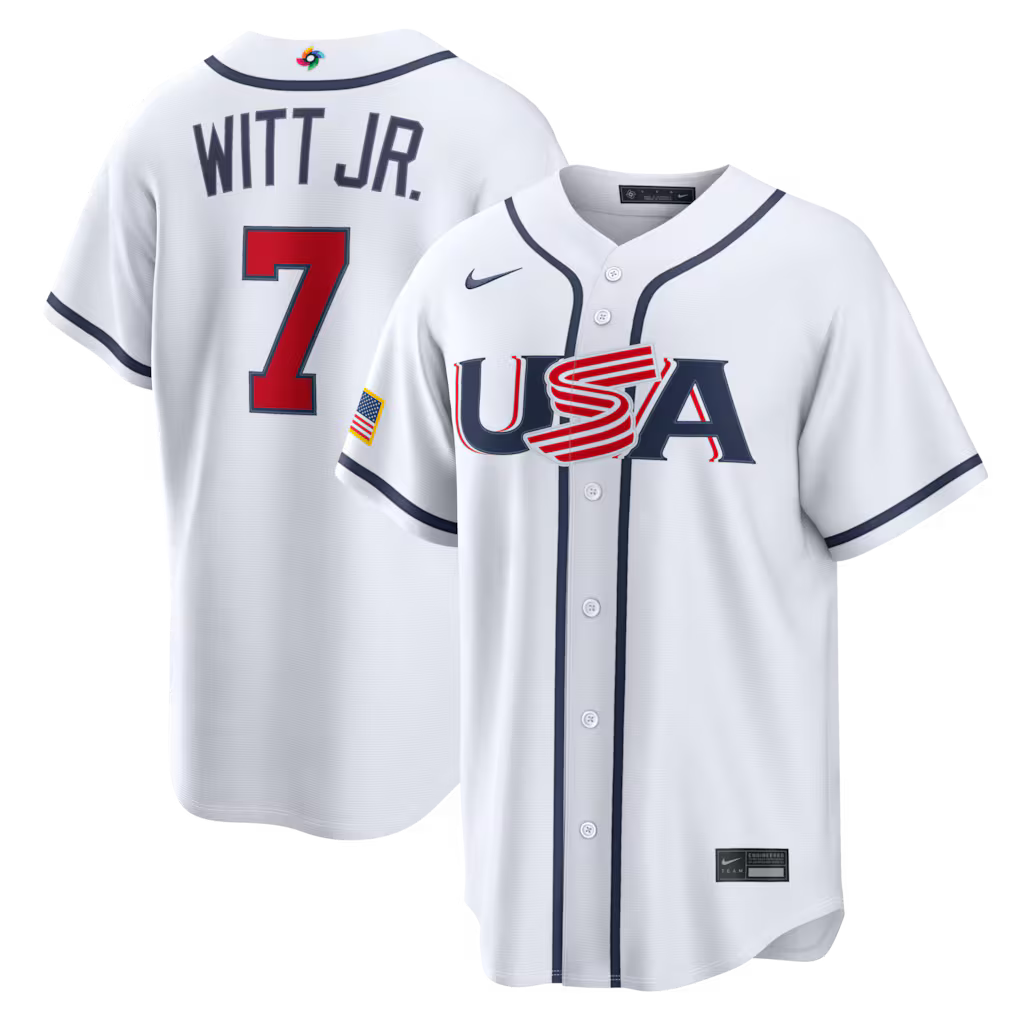 Men‘s 2026 WBC USA Stadium Baseball Jersey – All Stitched