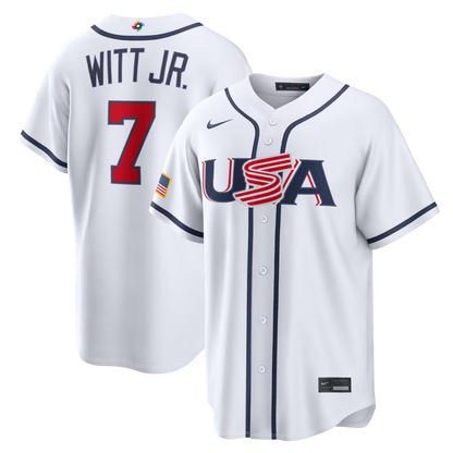 Men‘s 2026 WBC USA Stadium Baseball Jersey – All Stitched