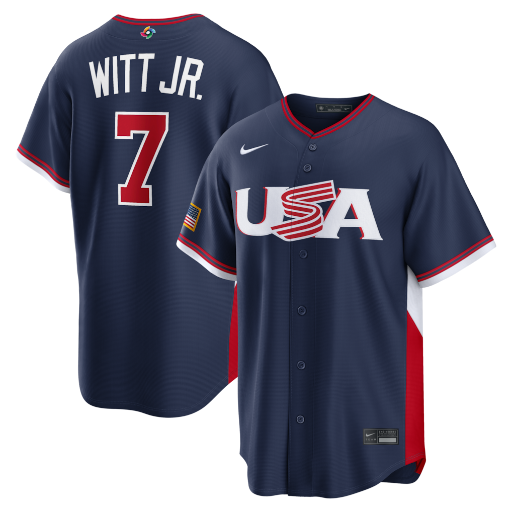 Men‘s 2026 WBC USA Stadium Baseball Jersey – All Stitched