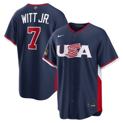 Men‘s 2026 WBC USA Stadium Baseball Jersey – All Stitched