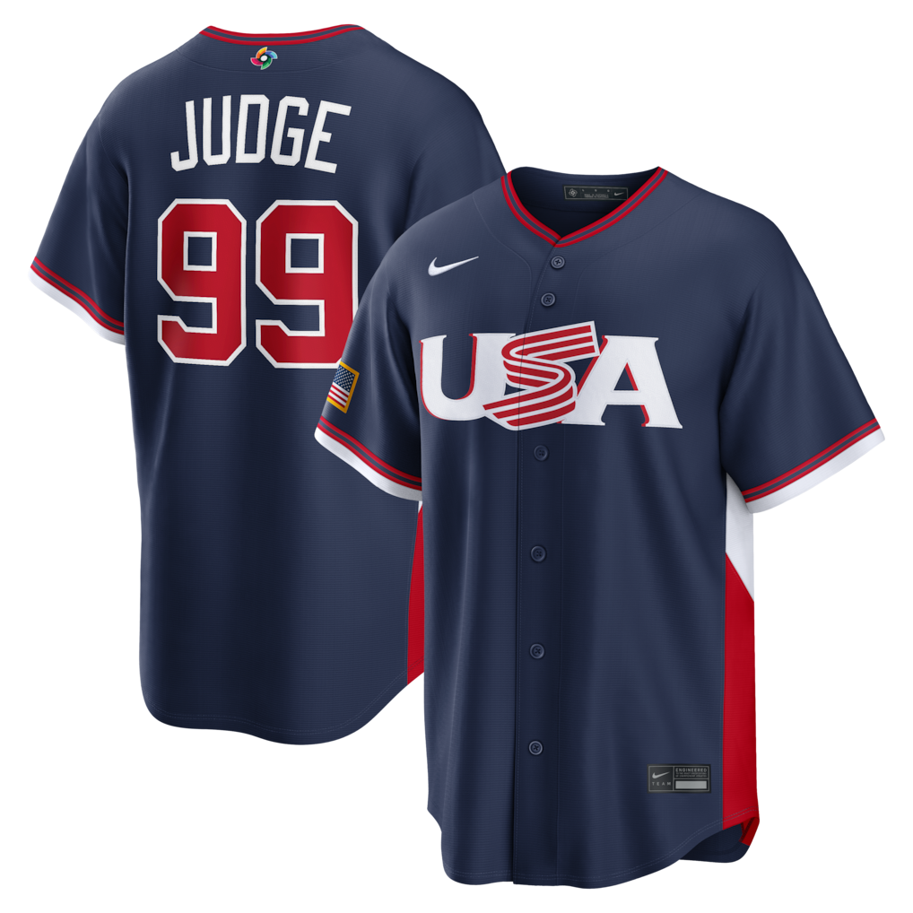 Men‘s 2026 WBC USA Stadium Baseball Jersey – All Stitched