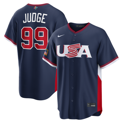 Men‘s 2026 WBC USA Stadium Baseball Jersey – All Stitched