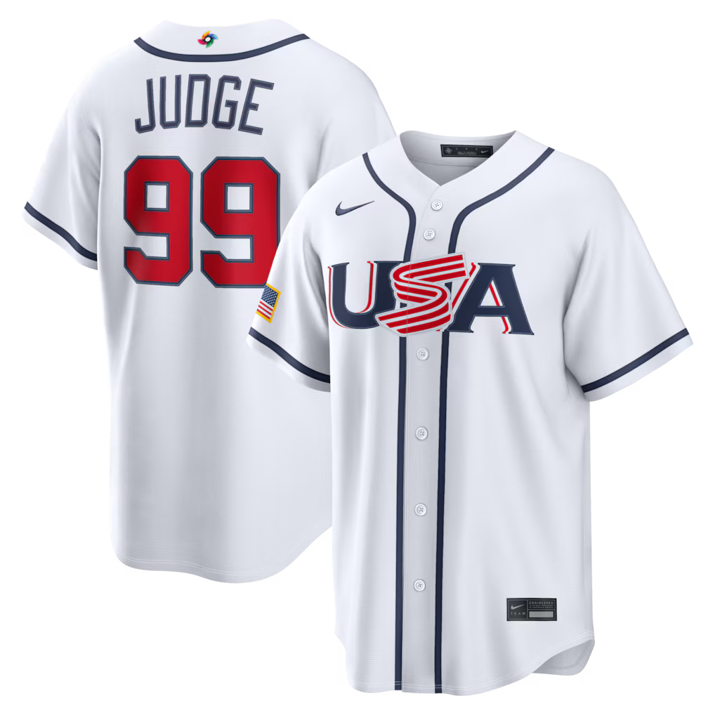 Men‘s 2026 WBC USA Stadium Baseball Jersey – All Stitched