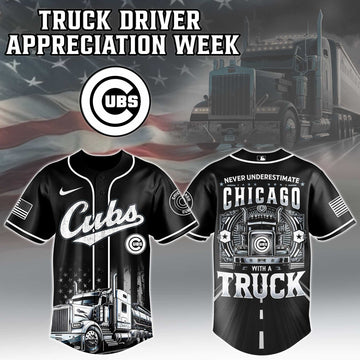 Chicago Cubs Nation Truck Driver Appreciation Week Jersey
